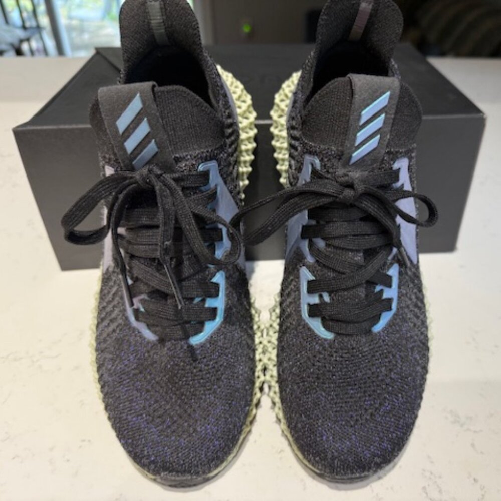 Adidas Alphaedge 4D Core Black-Glory Blue-Collegiate Purple FV106